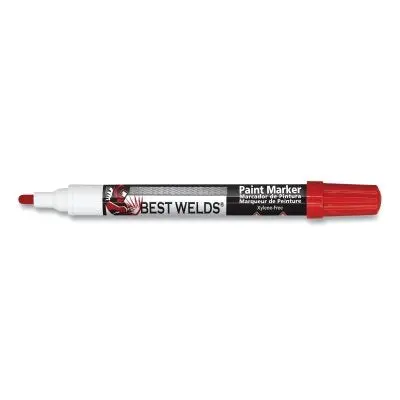 Paint Marker, Reversible Bullet/Bullet Tip, Red 1