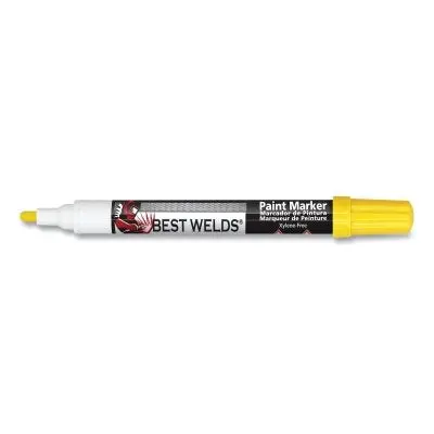 Paint Marker, Reversible Bullet/Bullet Tip, Yellow 1