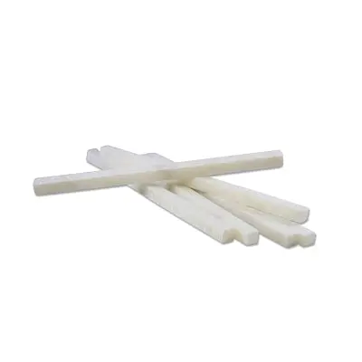 Soapstones, Square, 1/4 In X 5 In, White 1