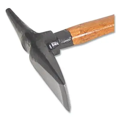 Chipping Hammer, Extra Heavy-Duty, 315 Mm L, Cone And Cross Chisel, Wood Handle 1