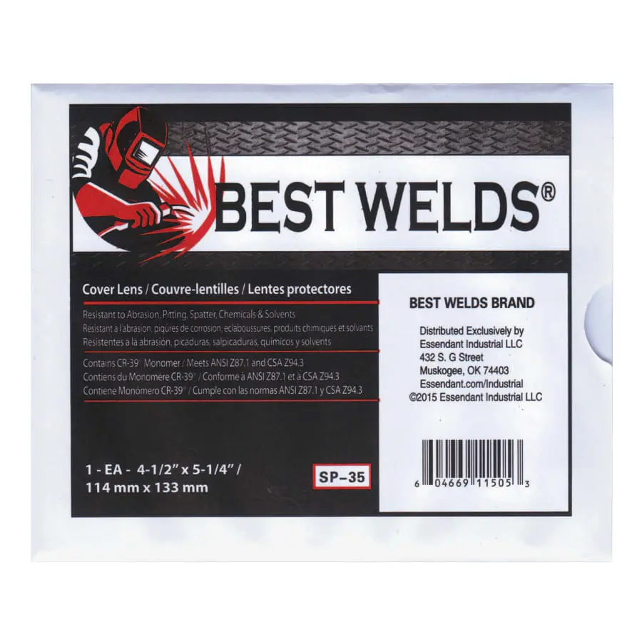 Cover Lens, Scratch/Static Resistant, 4-1/2 In X 5-1/4 In, 70% Cr-39 Plastic 1