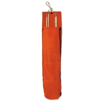 75 Rod Bag, 5 Lb Capacity, Side Split Cowhide, Brown 1
