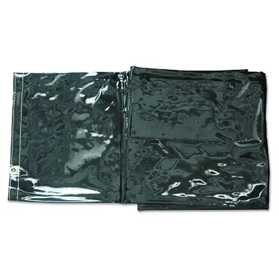 Welding Curtain, 6 Ft X 8 Ft, Pvc, Green, 14 Mil 1