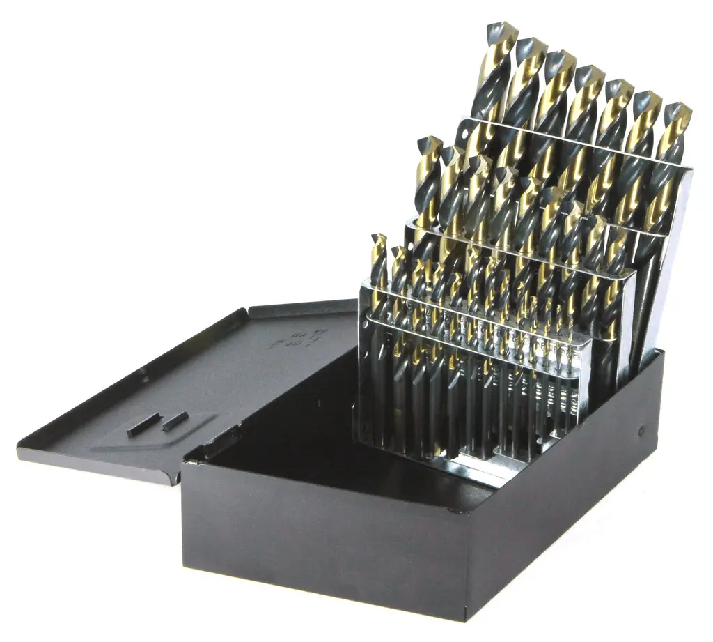 29Pc Mech. Drill Bit Set 3/8 Shk 1/16-1/2 By 64Ths 1