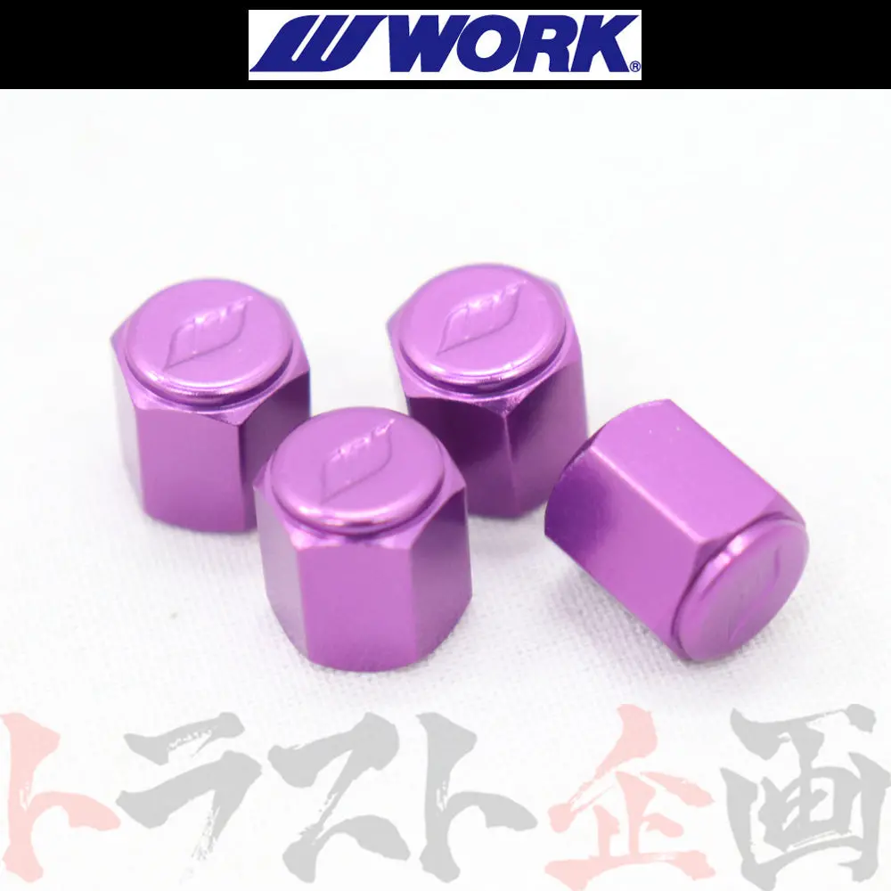 ◆ Work ワーク エア バルブ キャップ パープル 紫 #979131059 1