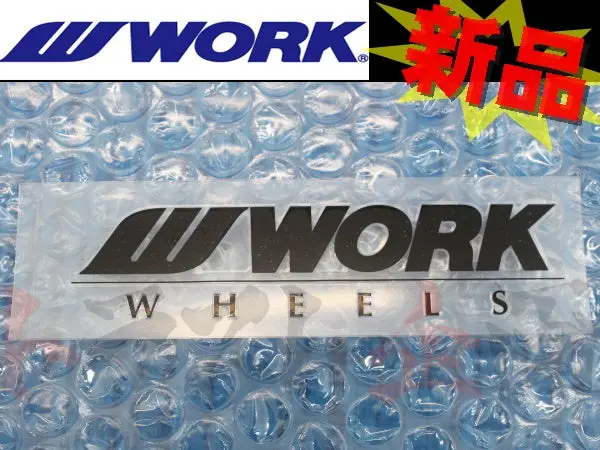◆ 即納 Work ワーク ミニ ステッカー ブラック 黒 #979191002 1