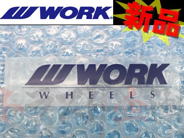 ◆ 即納 Work ワーク ミニ ステッカー / ディスク ステッカー ブルー 青 #979191008 1