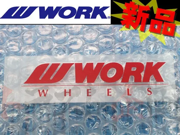 ◆ 即納 Work ワーク ミニ ステッカー レッド 赤 #979191011 1