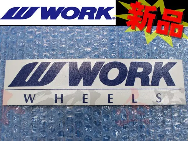 ◆ Work ワーク ステッカー 200Mm ブルー 青 ##979191030 1