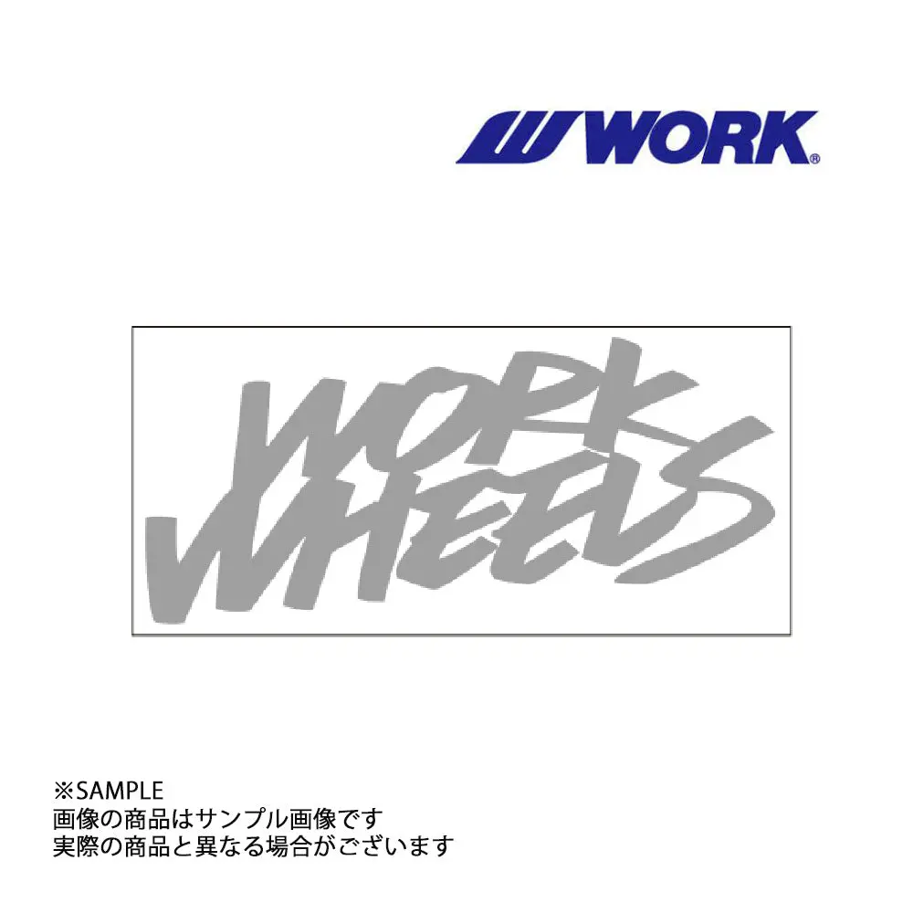 ◆ Work ワーク  Wheels ステッカー 2Line シルバー 銀 150Mm ##979191143 1