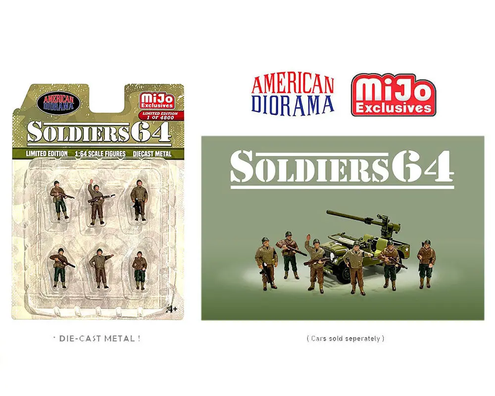 American Diorama 1/64 Figures Set - Soldier64 - Mijo Exclusives 1