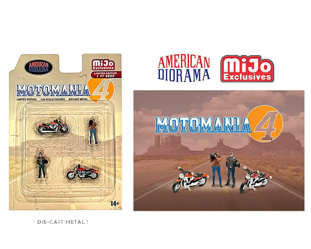 American Diorama 1/64 Figures Set - Motomania 4 - Mijo Exclusives 1