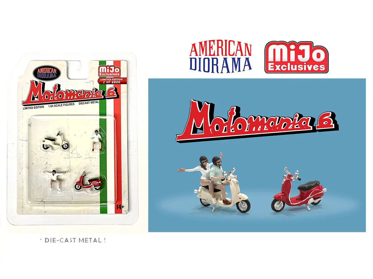 American Diorama 1/64 Figures Set - Motomania 6 - Mijo Exclusives 1