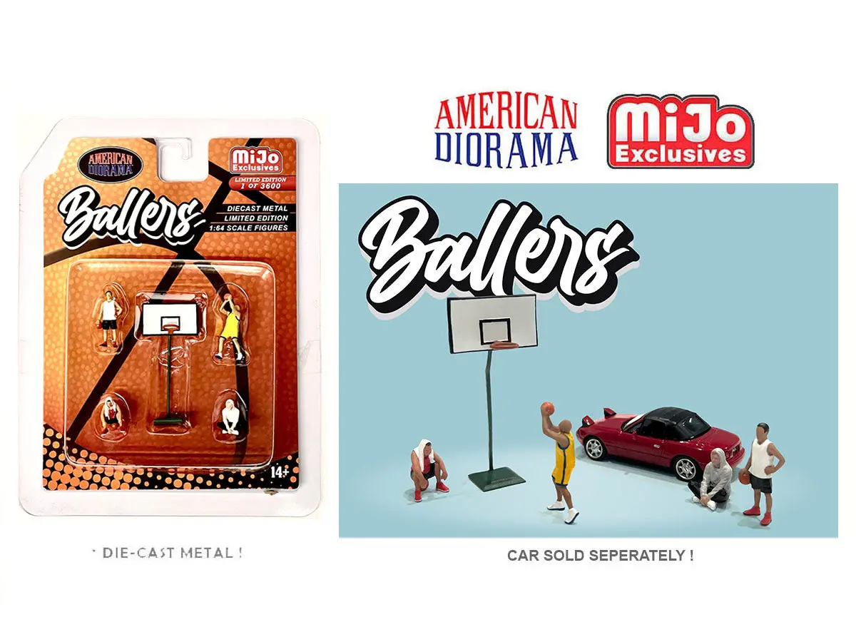 American Diorama 1/64 Figures Set -Ballers - Mijo Exclusives 1
