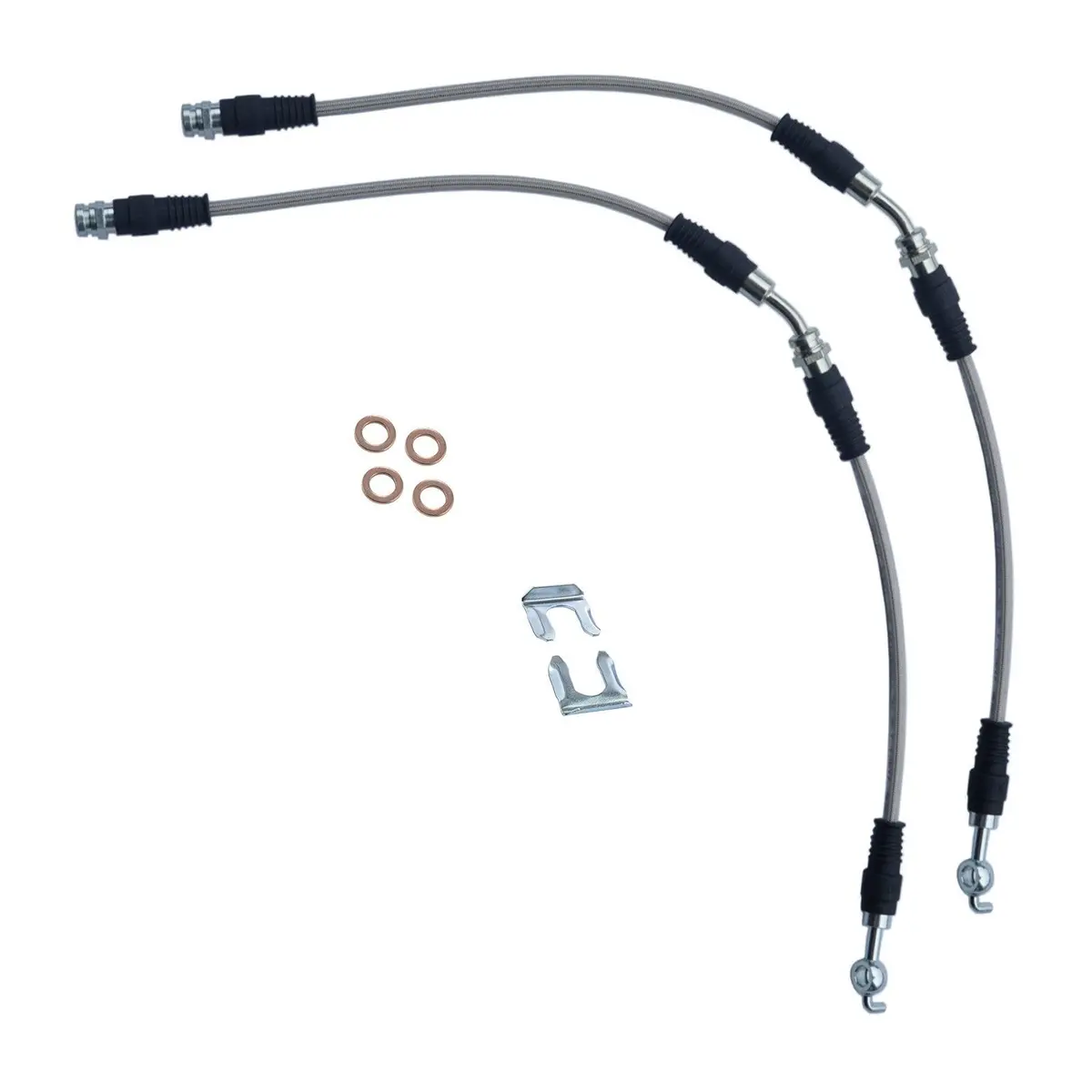 Ati Extended Braided Brake Lines - Front - Ford Px Ranger/Mazda Bt50 2011-2022 1