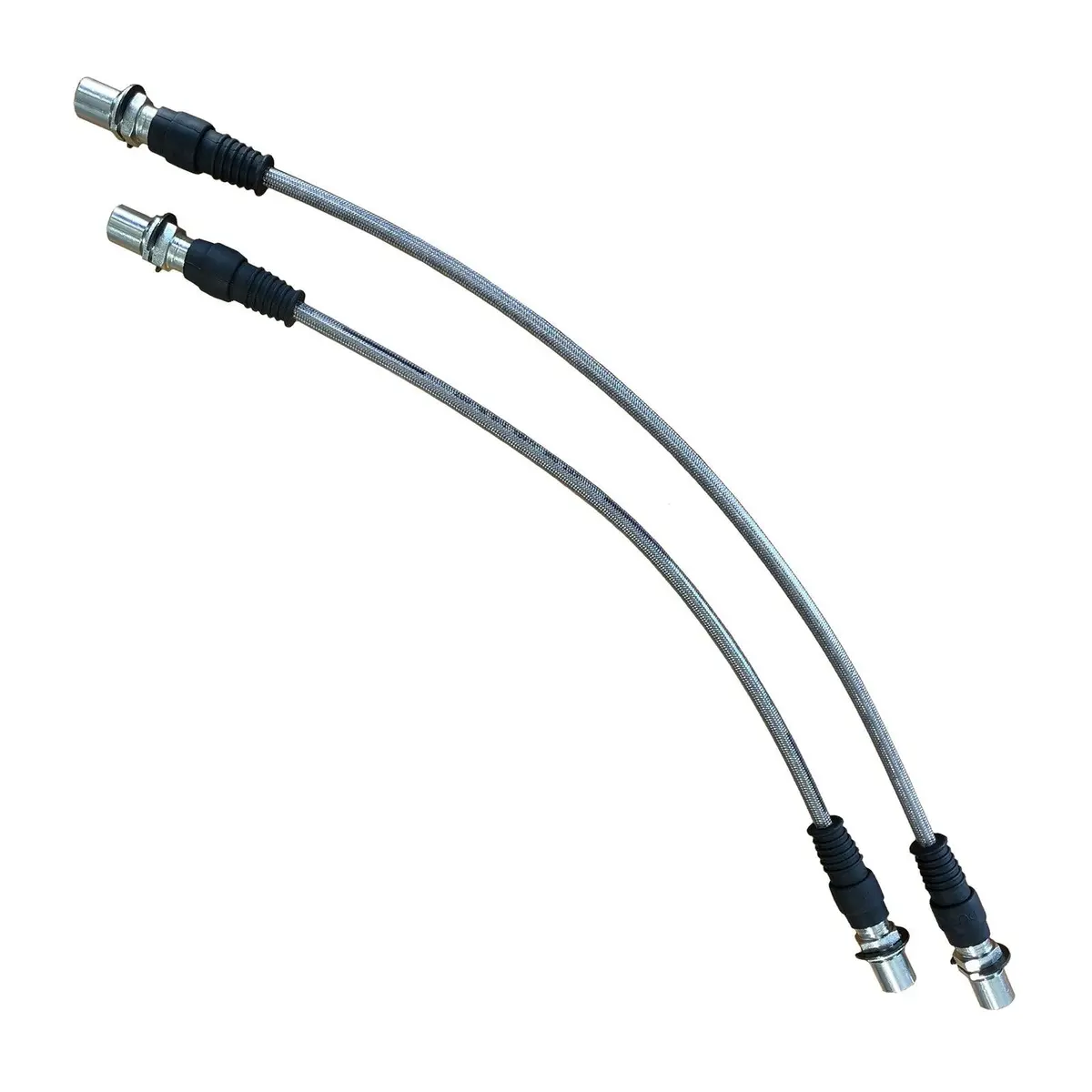 Ati Extended Braided Brake Lines - Front - Toyota Landcruiser 76 78 79 Series Abs/Abs+Vsc 1