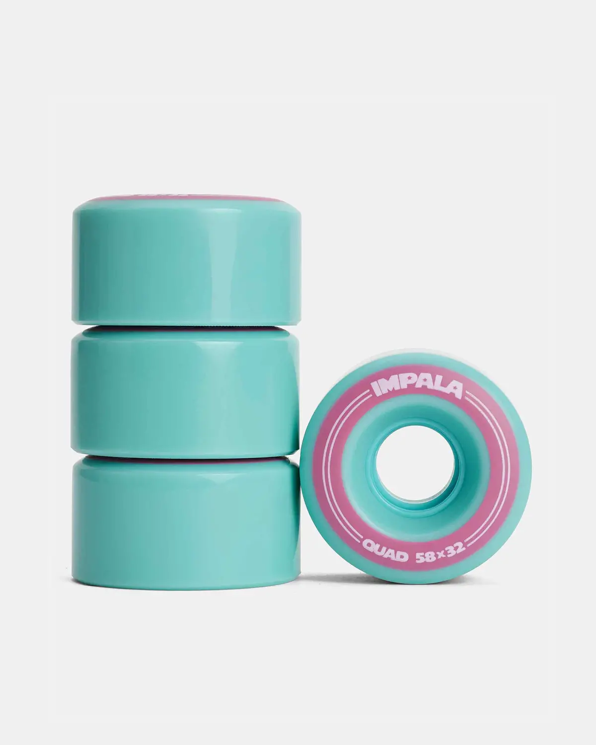Impala Quad Wheel 4Pk - Aqua 1