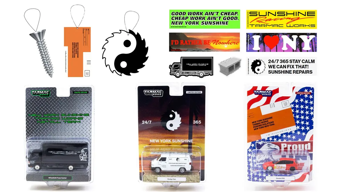 Model Cars Bundle Set - Tarmac Works X New York Sunshine 1