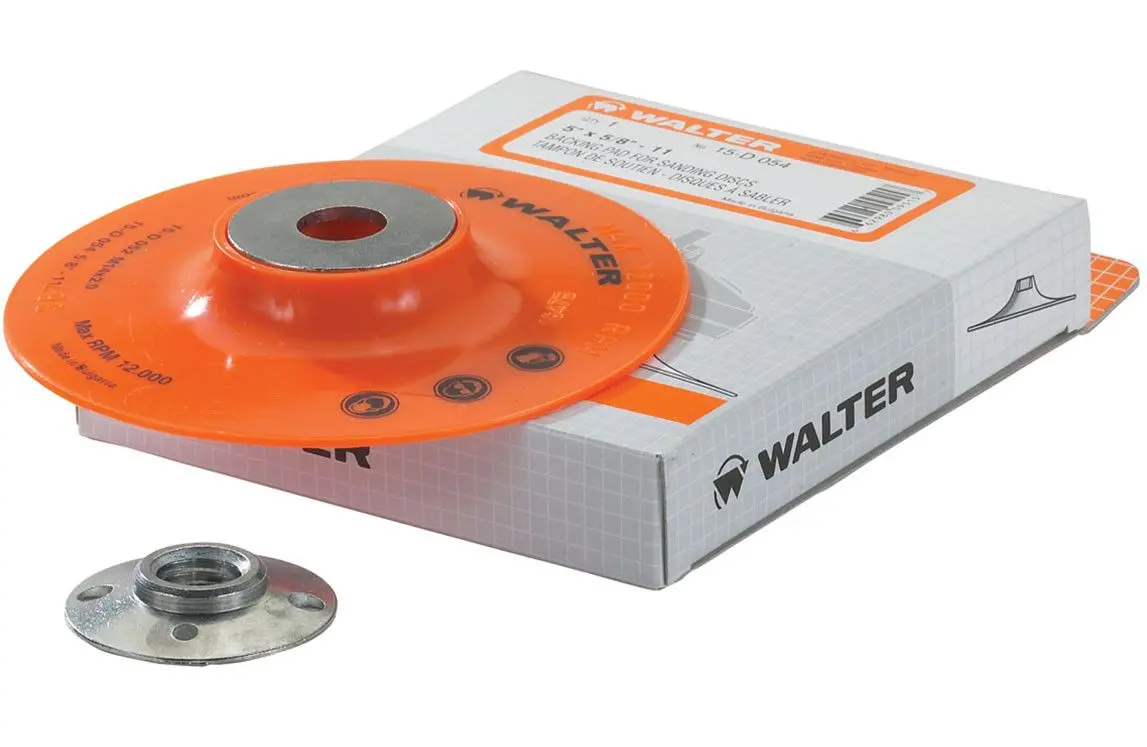 Walter 15D042 4.5" X M14 X 2.0 Backing Pad Assembly 1