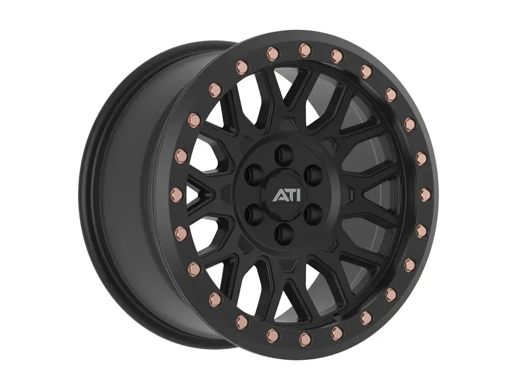 At-01 17X8.5 Hybrid Beadlock Wheel - Black (6X114.3) 1