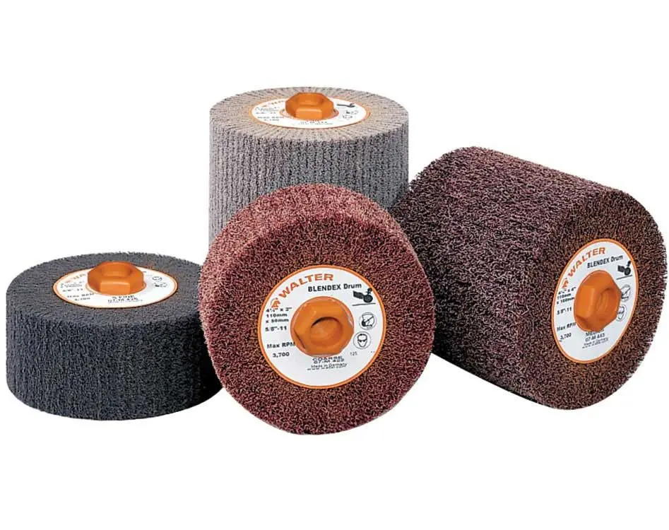 Walter 07M425 4.5" X 2" Super Fine Surface Conditioning Blendex™ Drum 1