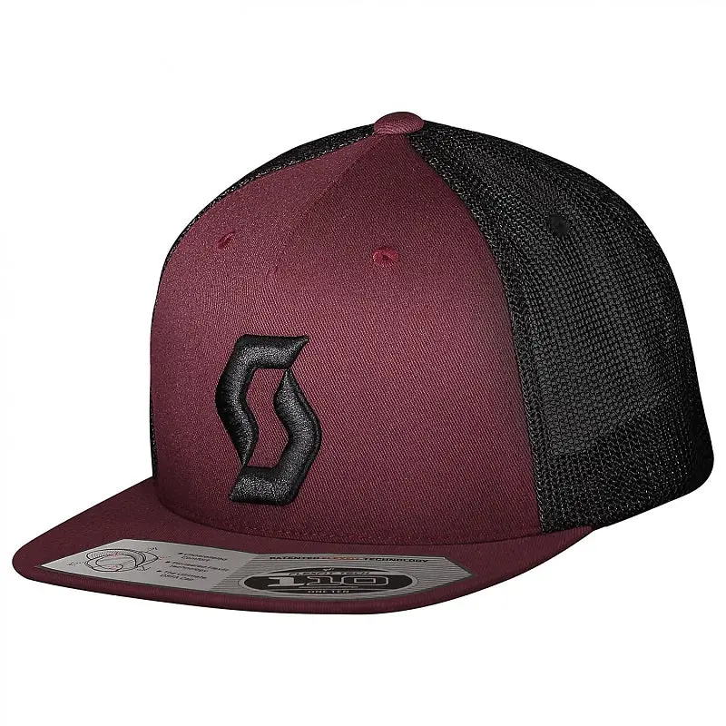 Scott Camo Cap (Maroon) 1
