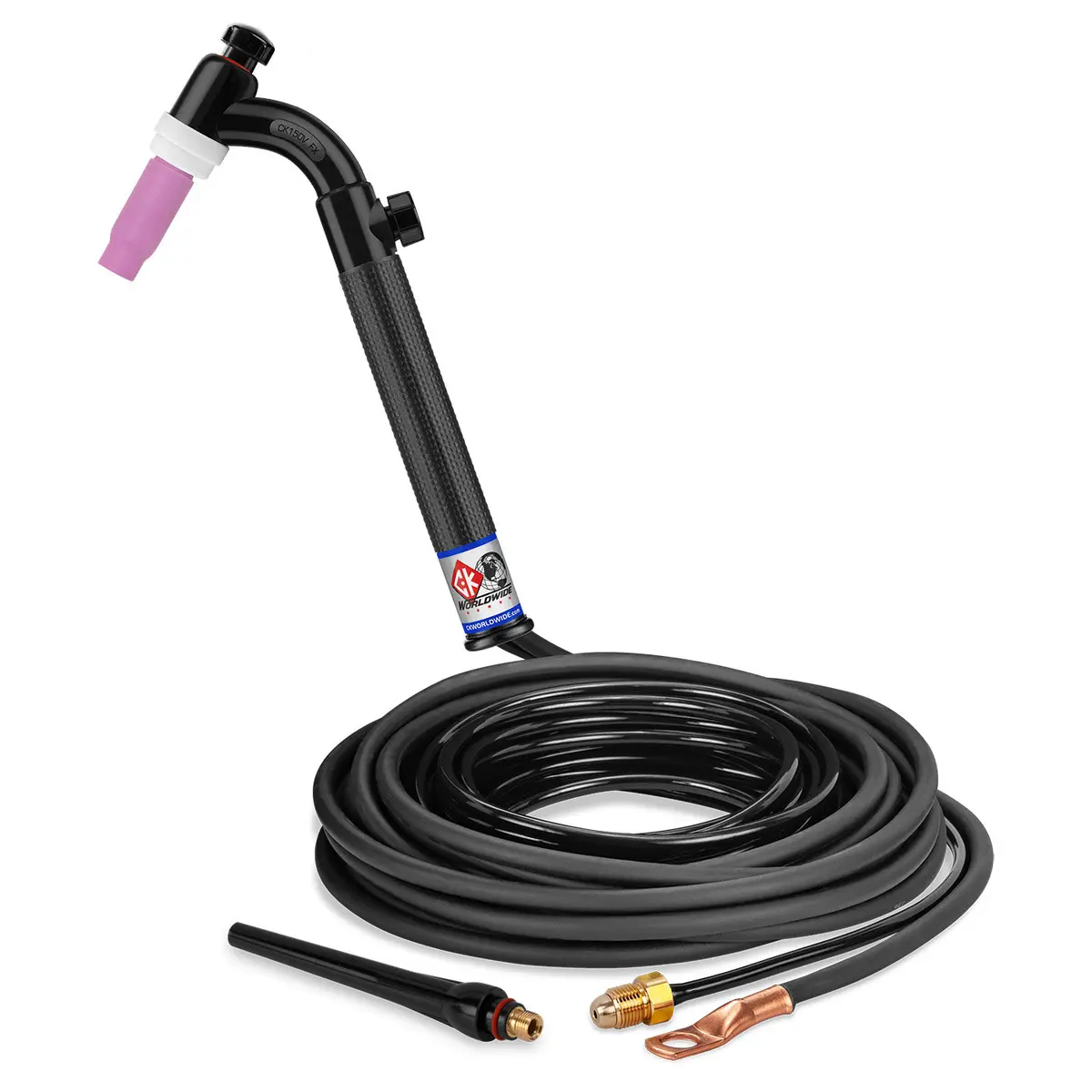 Ck1512vn Fx Tig Torch 150 Amp Gas-Cooled Flex Head With Valve 12.5 1