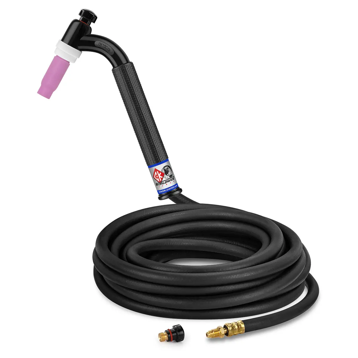 Ck1525h Fx Tig Torch, 150 Amp, Gas-Cooled, 25' Cables, Flex Head 1