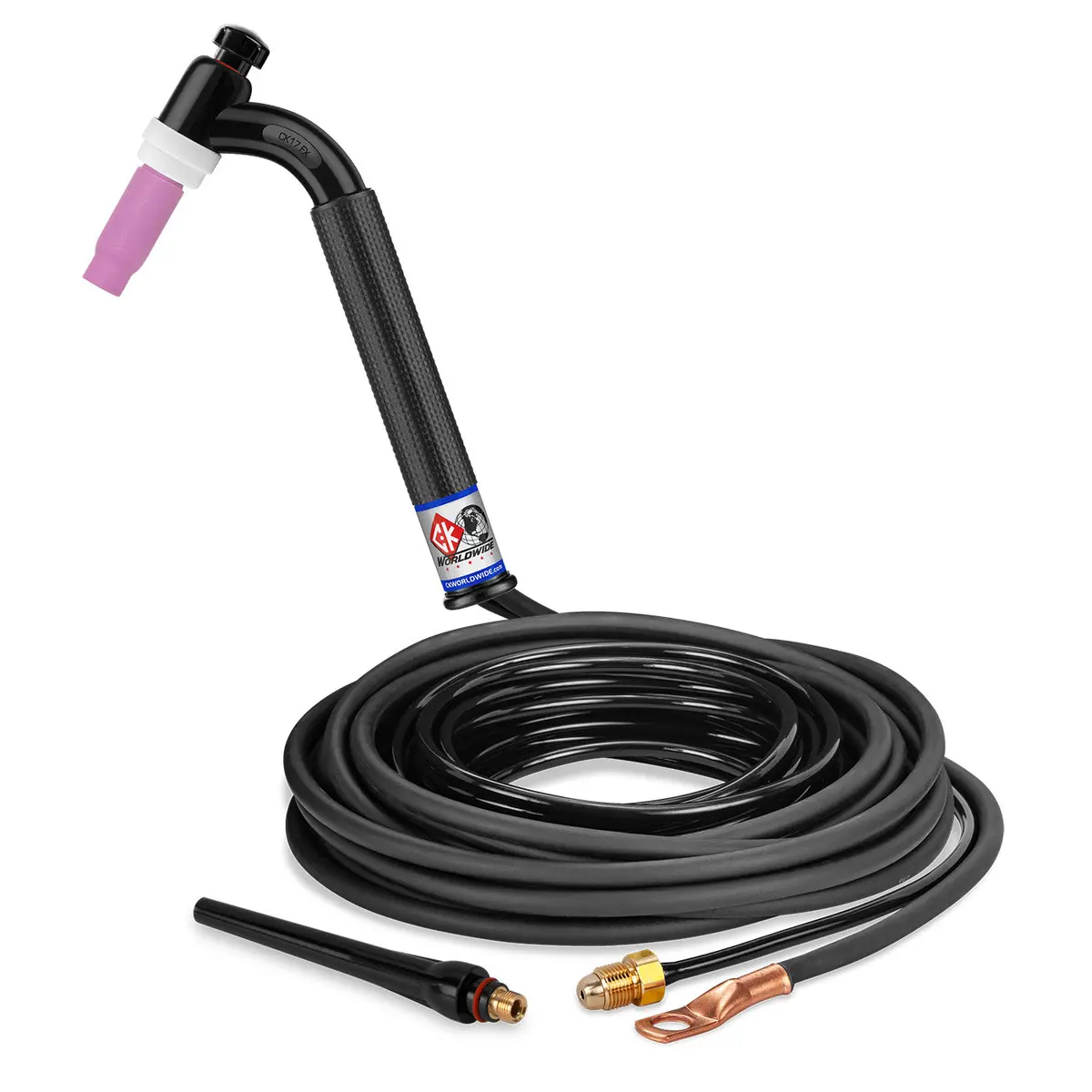 Ck Worldwide Ck17-25-2 Fx 150 Amp Flex Head Tig Torch Gas-Cooled 25 Ft 1