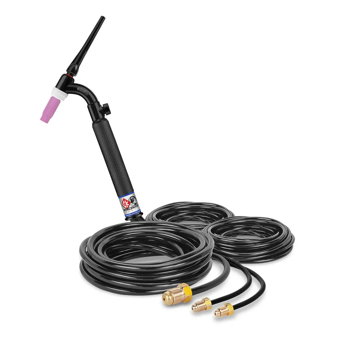 Ck18v-25-R Fx - 350 Amp Flex Head Tig Torch With Valve, Water-Cooled, 25 1