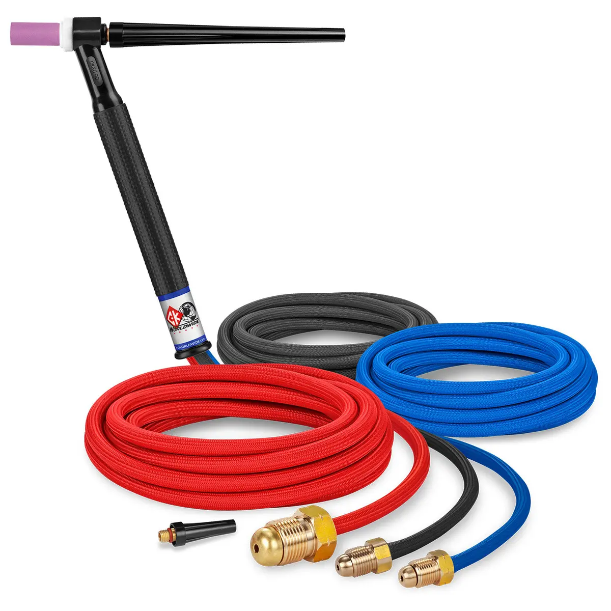 Ck Worldwide Ck20-12Sf 250 Amp Rigid Head Tig Torch Water-Cooled 12.5' Superflex Cable 1