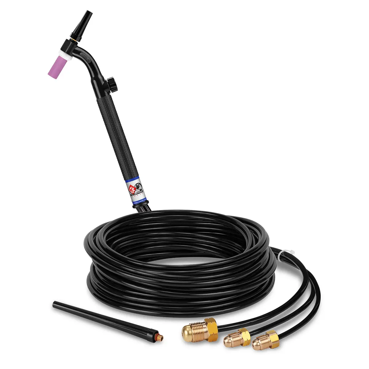 Ck Worldwide Ck225v Fx - 250 Amp Water-Cooled Tig Torch With Flex Head & Valve, 25 1