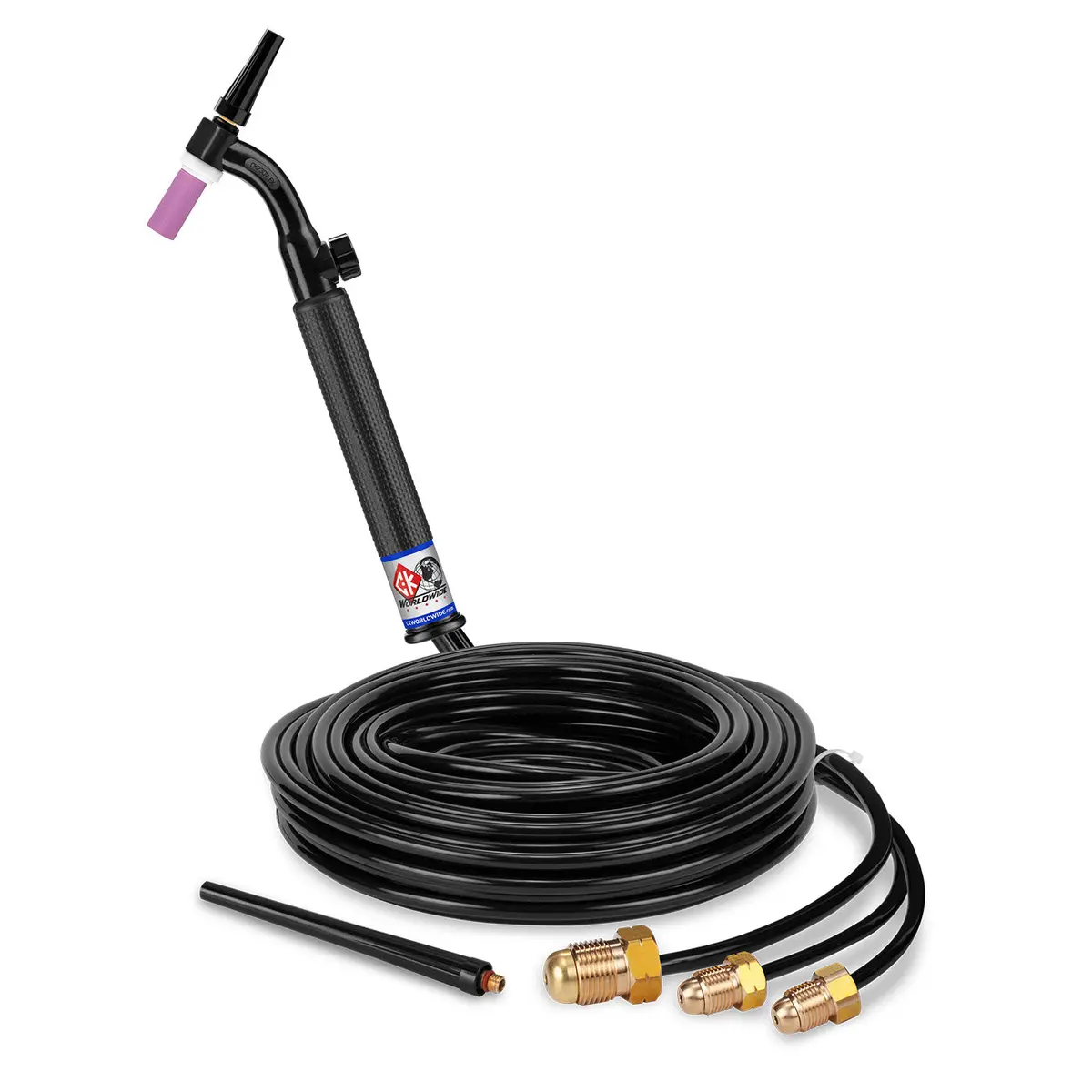 Ck Worldwide Ck2325v Fx - 300 Amp Flex Head Tig Torch With Valve, Water-Cooled, 25 1