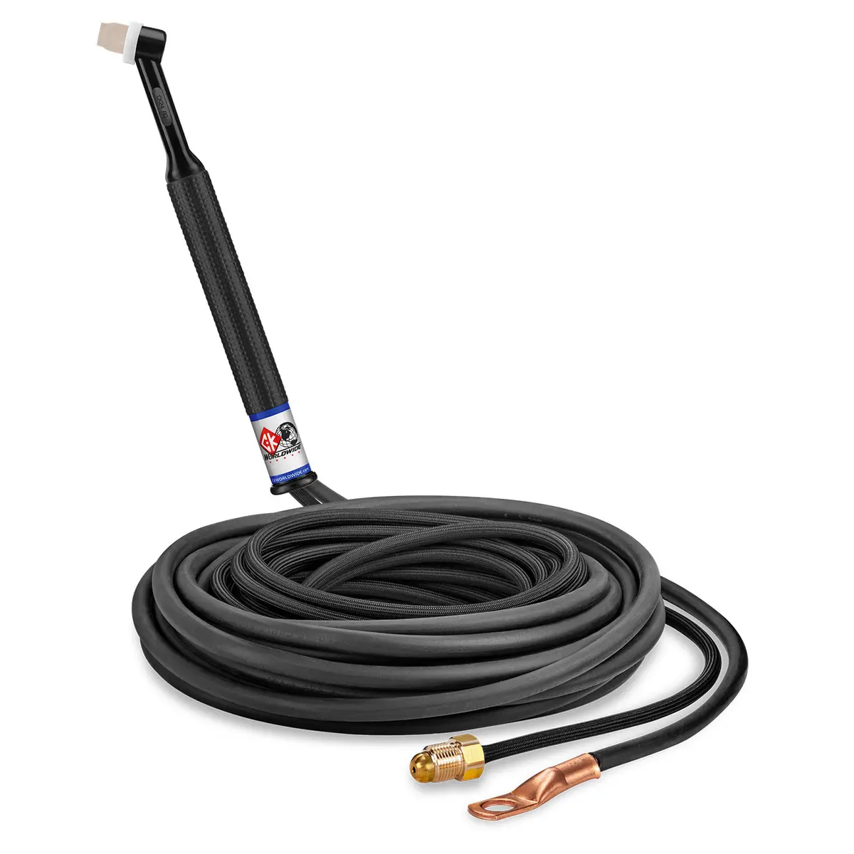 Ck24-25-2Sf Rg - 80 Amp Rigid Head Tig Torch, Gas-Cooled, 25' Superflex Cables 1
