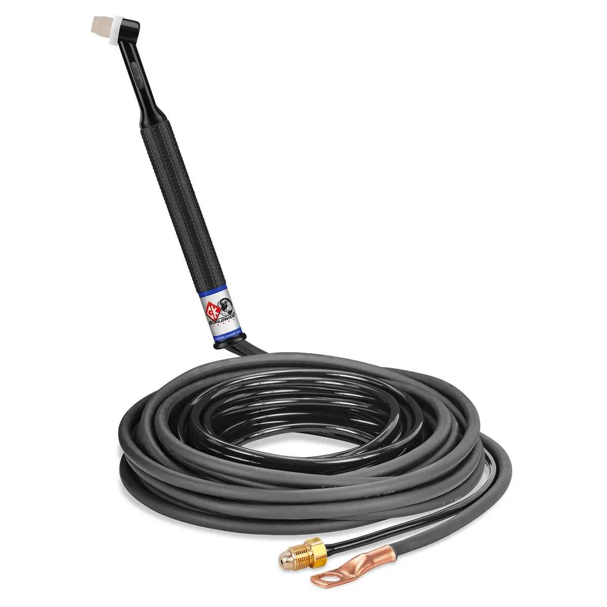 Ck24-25-2 Rg - 80 Amp Rigid Head Tig Torch, Gas-Cooled, 25' Cable 1