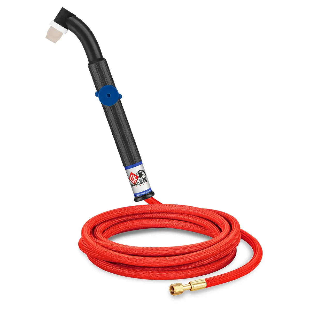Ck Worldwide Ck24v-12-Rsf Fx - 90 Amp Flex Head Tig Torch With Valve, Gas-Cooled, 12.5' Superflex Cable 1