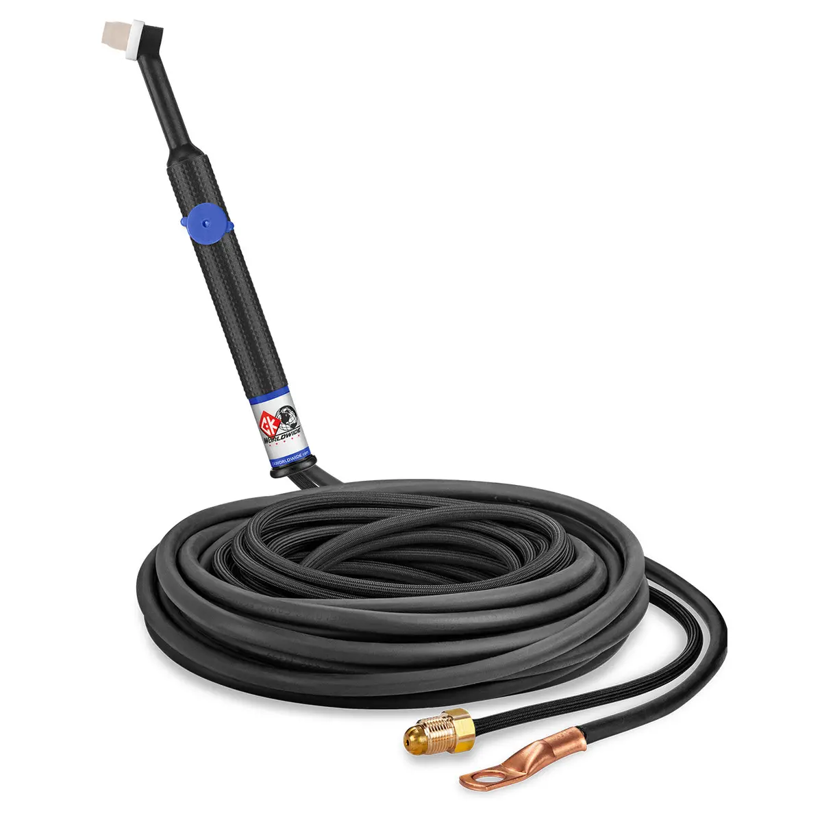Ck24v-25-2Sf Rg - 80 Amp Rigid Head Tig Torch With Valve, Gas-Cooled, 25' Superflex Cable 1