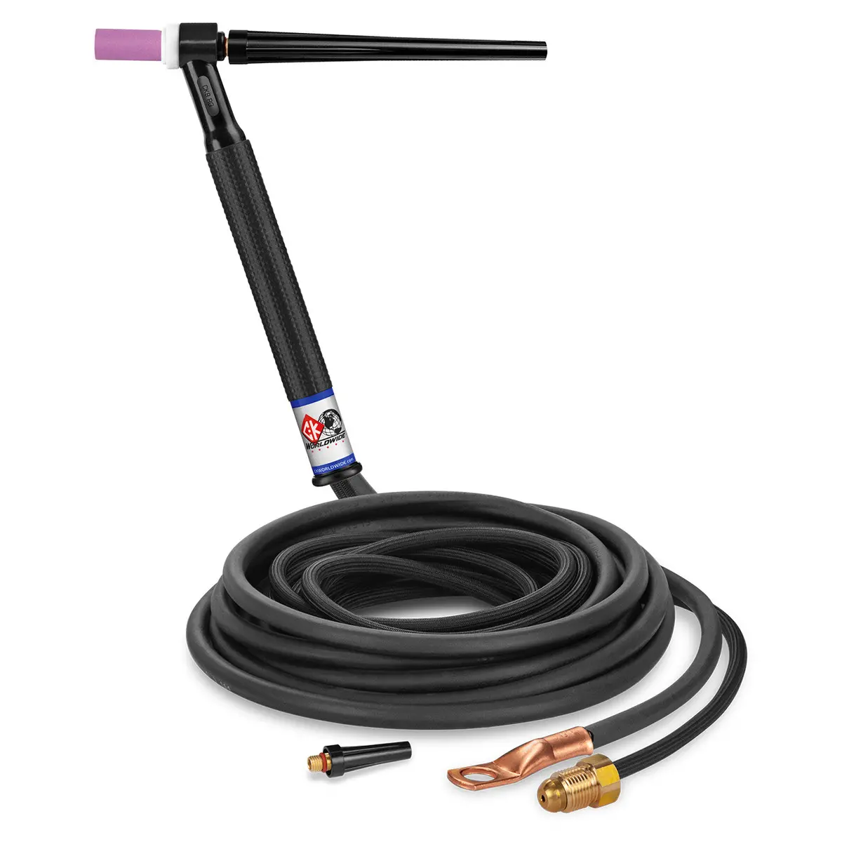 Ck9-12-2Sf Rg - 125 Amp Gas-Cooled Tig Torch With Rigid Head, 12.5' Superflex Cable 1