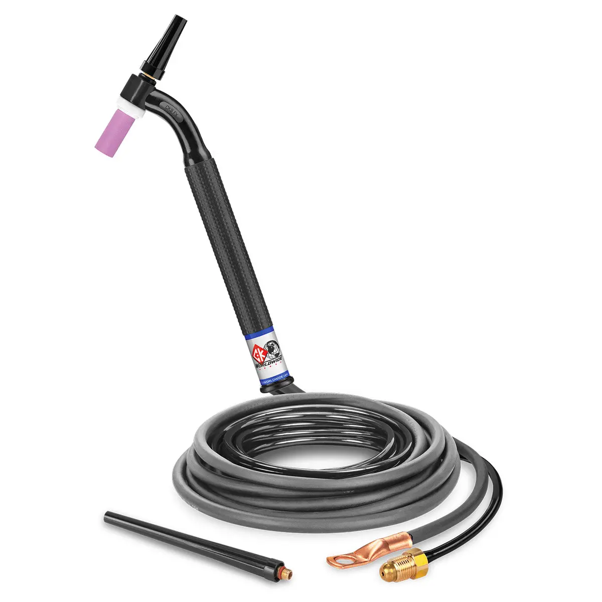 Ck9-12-2 Fx 125 Amp Flex Head Tig Torch, Gas-Cooled, 12.5' Cable 1
