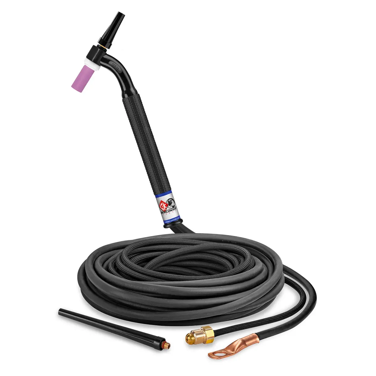 Ck9-25-2Sf Fx - 125 Amp Flex Head Tig Torch, Gas-Cooled, 25' Superflex Cable 1