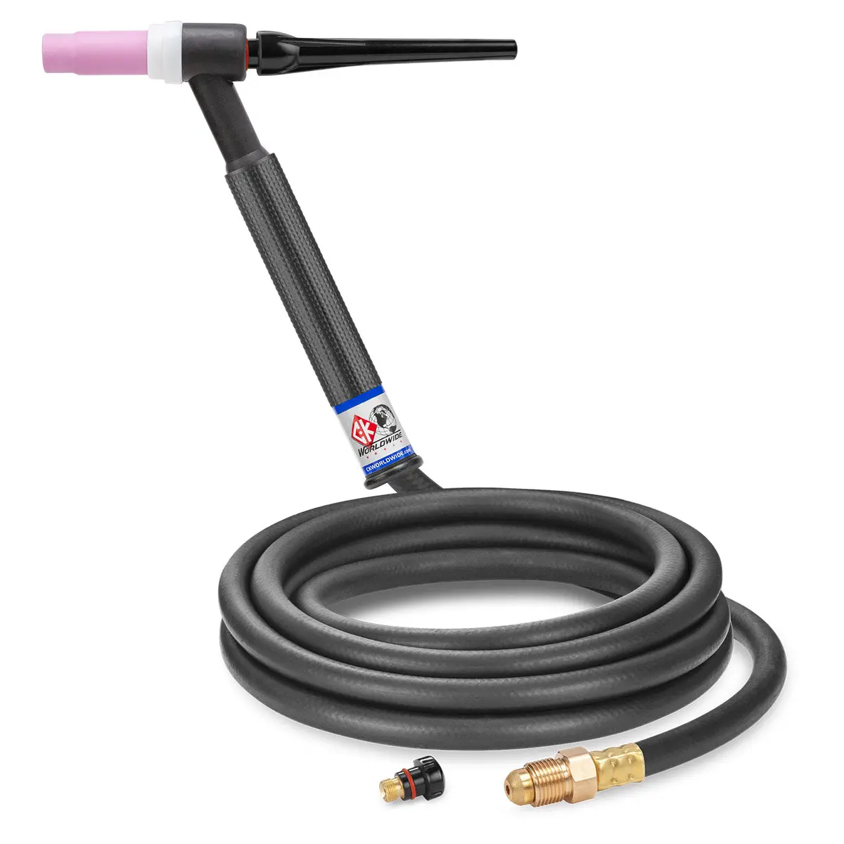 Ck Worldwide Ckc1512h - 150 Amp Gas-Cooled Tig Torch, Rigid Head, 12.5' Cable 1
