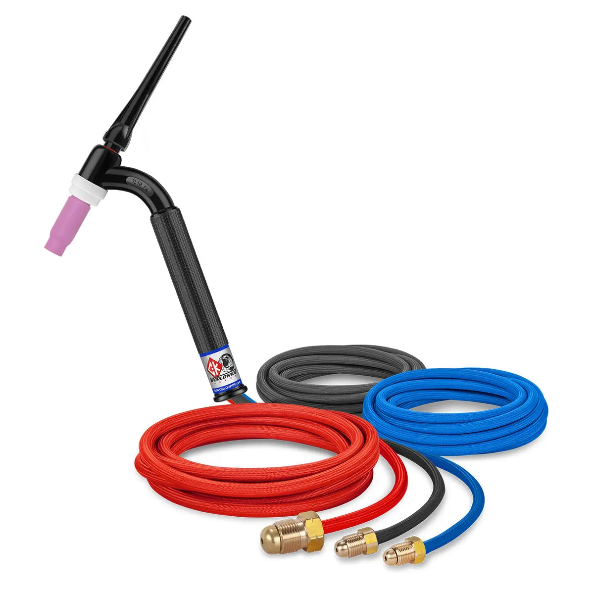 Tl18-12 Fx - 350 Amp Flex Head Tig Torch, Water-Cooled, 12.5' Standard Cables, Trim Line 1