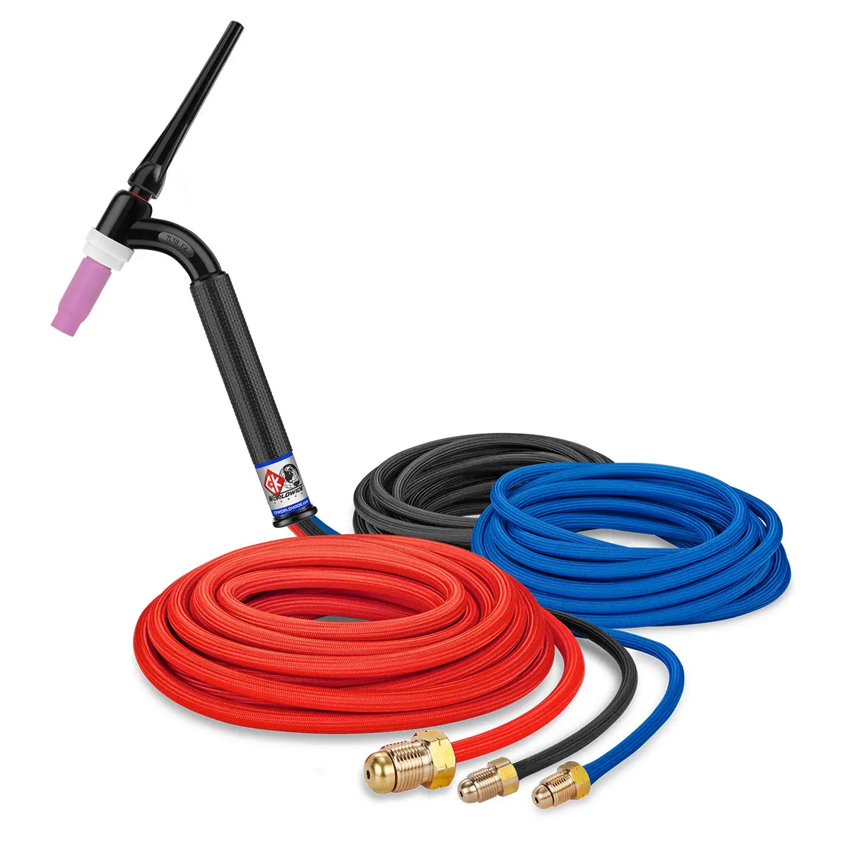 Tl18-25Sf Fx - 350 Amp Flex Head Tig Torch, Water-Cooled, 25' Superflex Cables, Trim Line 1
