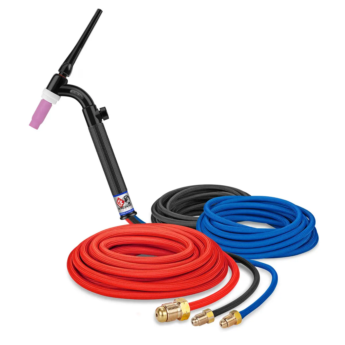 Tl18v-25Sf Fx - 350 Amp Flex Head Tig Torch With Valve, Water-Cooled, 25' Superflex Cables, Trim Line 1