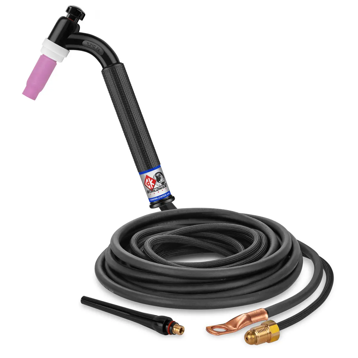Tl2112nsf Fx - 200 Amp Flex Head Tig Torch, Gas-Cooled, 12.5' Superflex Cables, Trim Line 1
