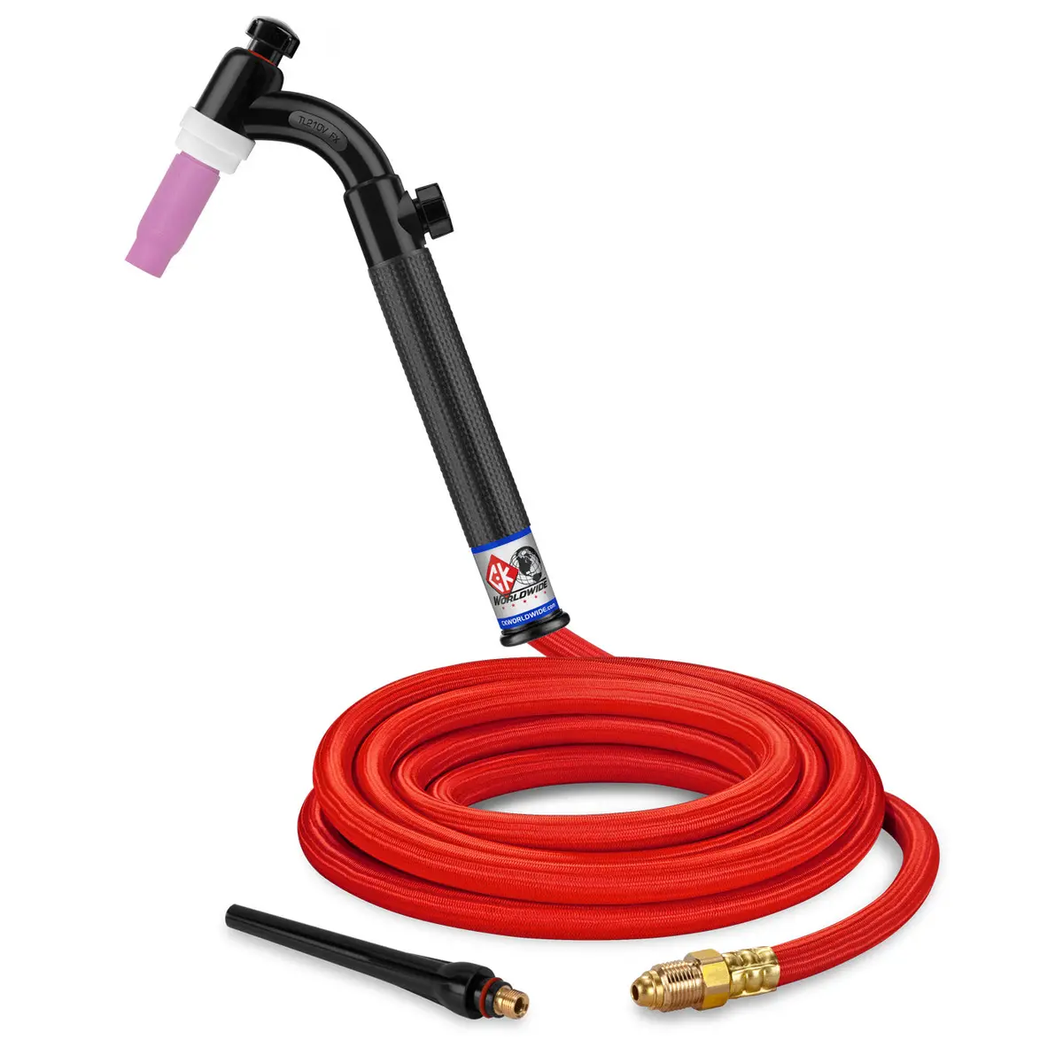 Tl2112vhsf Fx - 200 Amp Flex Head Tig Torch With Valve, Gas-Cooled, 12.5' Superflex Cables, Trim Line 1