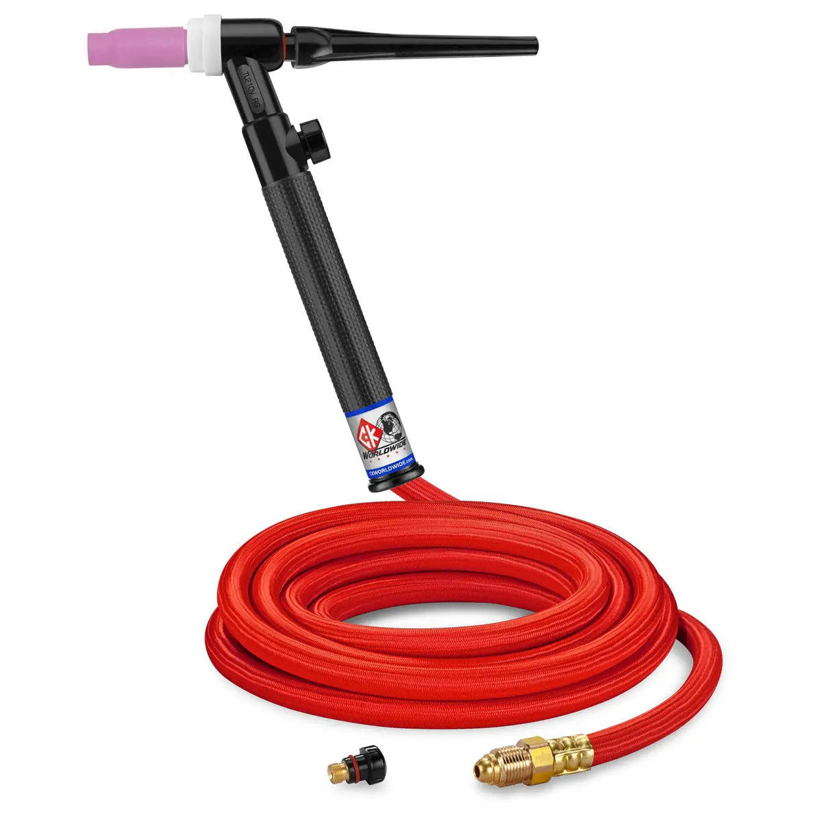Tl2112vhsf Rg - 200 Amp Rigid Head Tig Torch With Valve, Gas-Cooled, 12.5' Superflex Cables, Trim Line 1