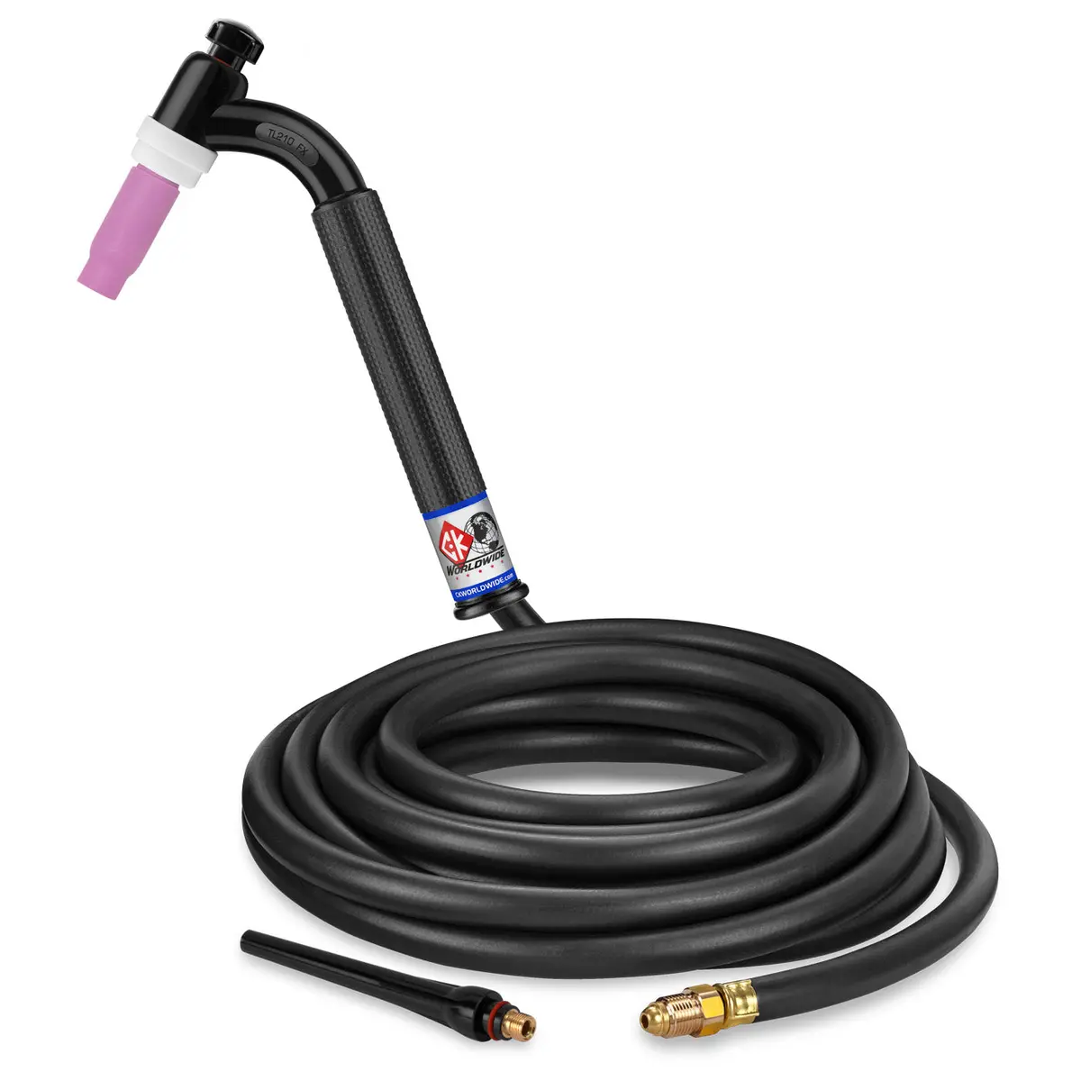 Tl2125h Fx - 200 Amp Flex Head Tig Torch, Gas-Cooled, 12.5' Standard Cables, Trim Line 1