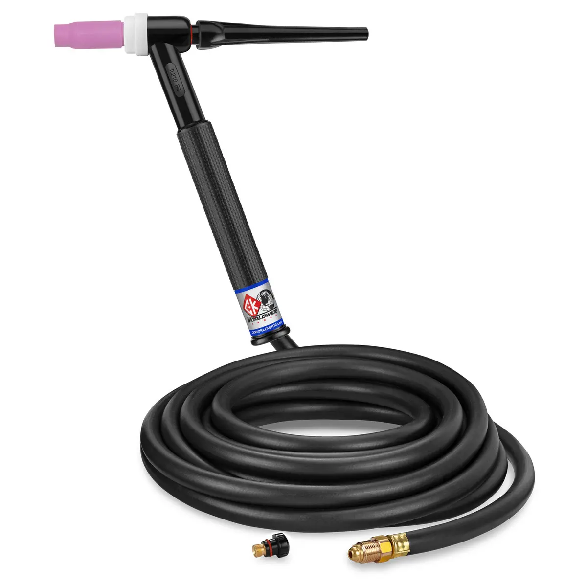 Tl2125h Rg - 200 Amp Rigid Head Tig Torch, Gas-Cooled, 12.5' Standard Cables, Trim Line 1
