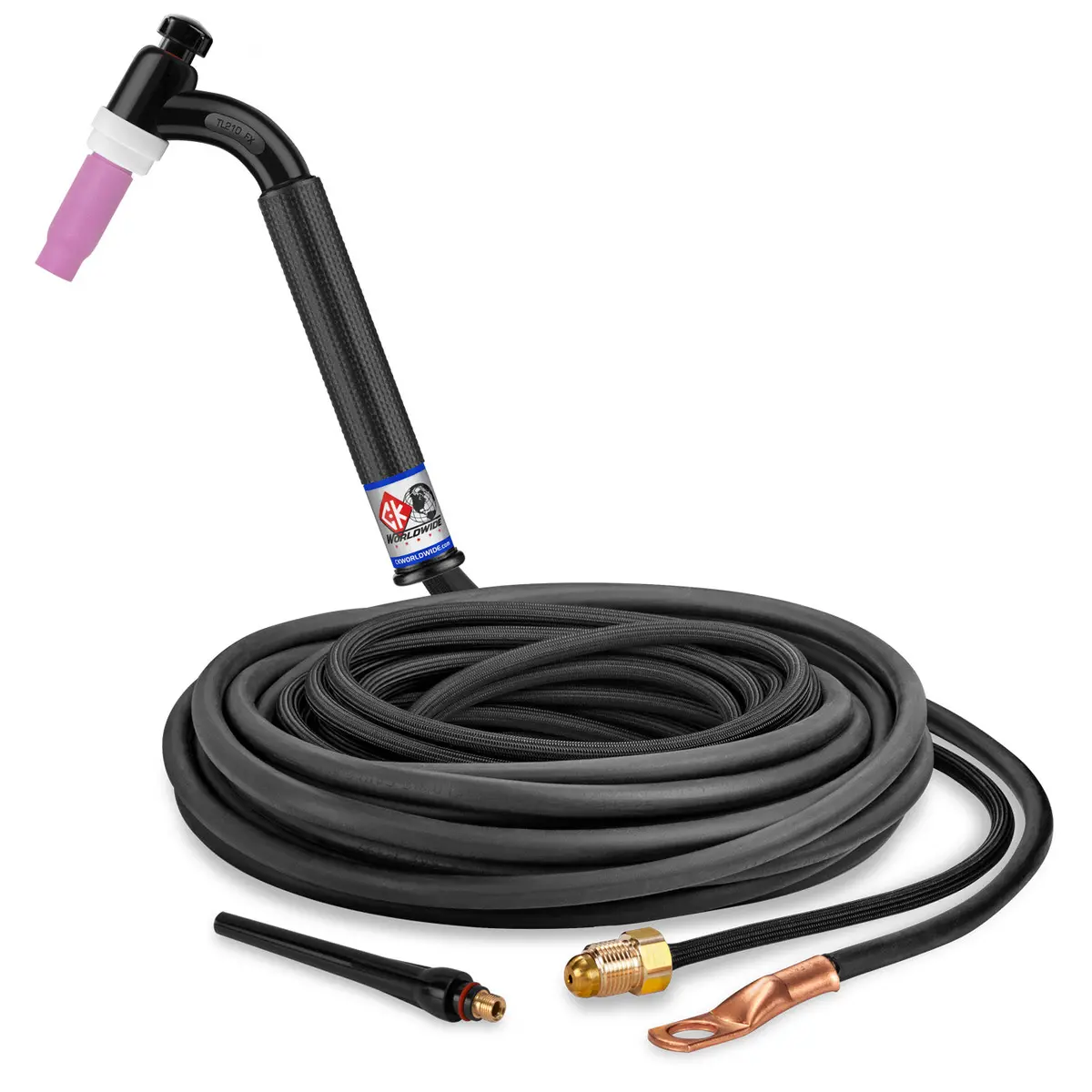 Tl2125nsf Fx - 200 Amp Flex Head Tig Torch, Gas-Cooled, 12.5' Superflex Cables, Trim Line 1